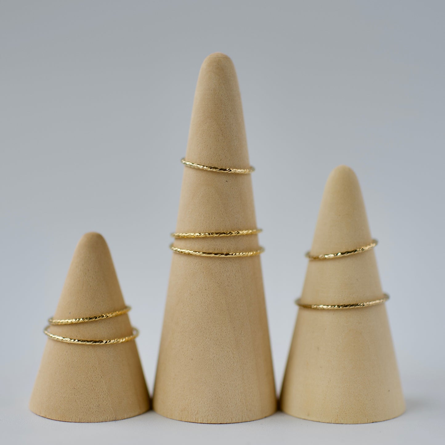 14k Gold Fill, Leveling Up, Sparkle Stacker Ring