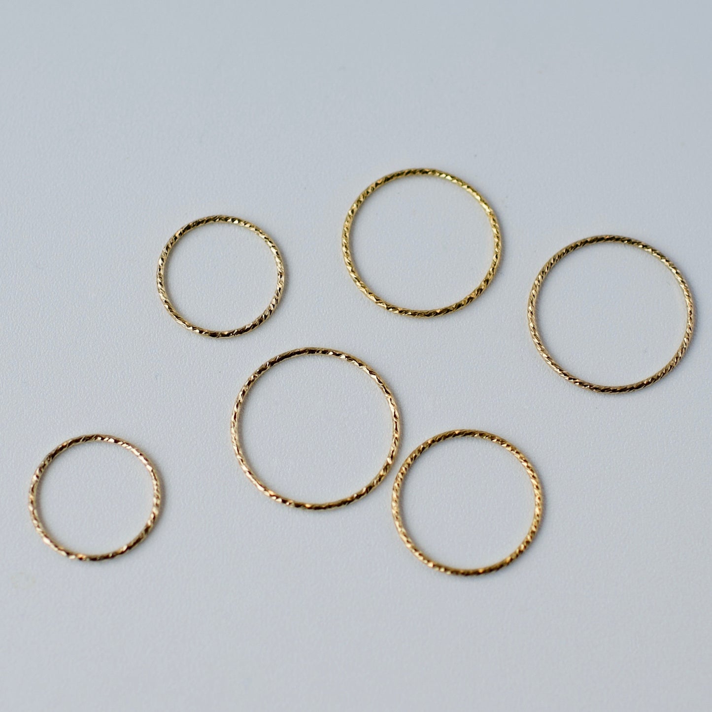 14k Gold Fill, Leveling Up, Sparkle Stacker Ring