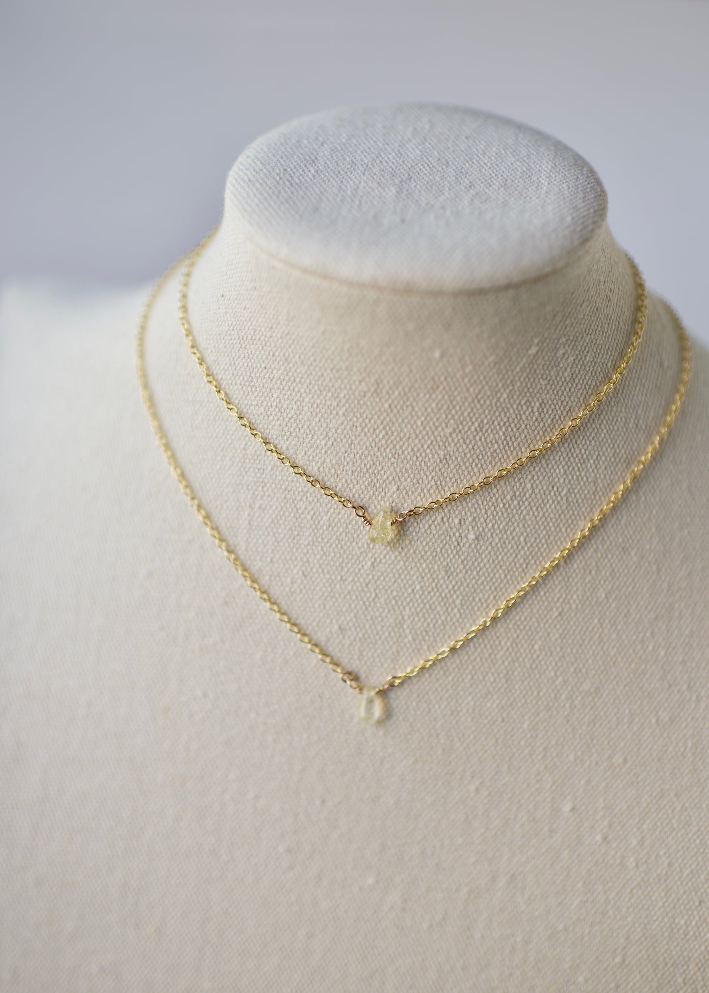 Citrine Dew Drop Necklace