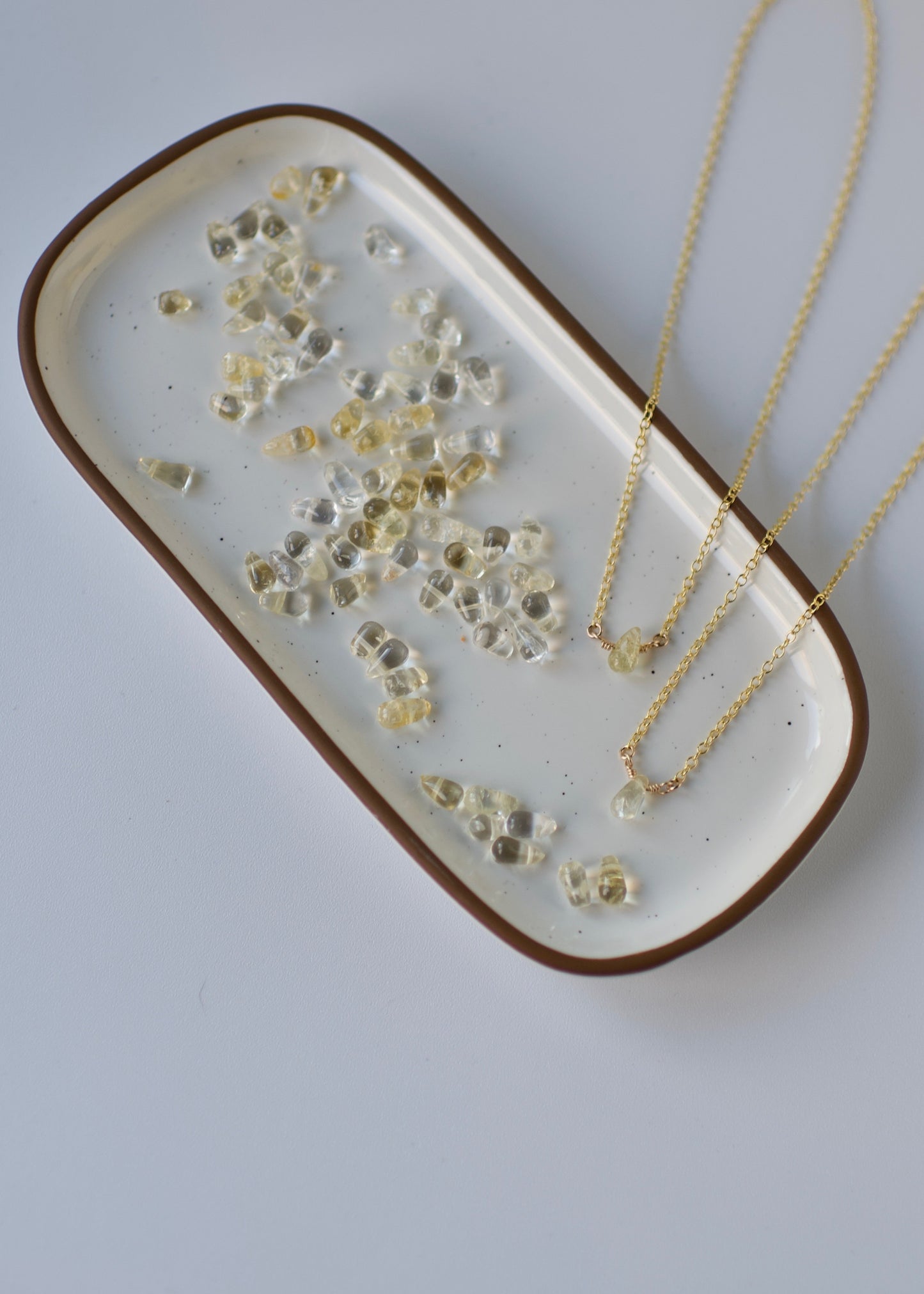Citrine Dew Drop Necklace