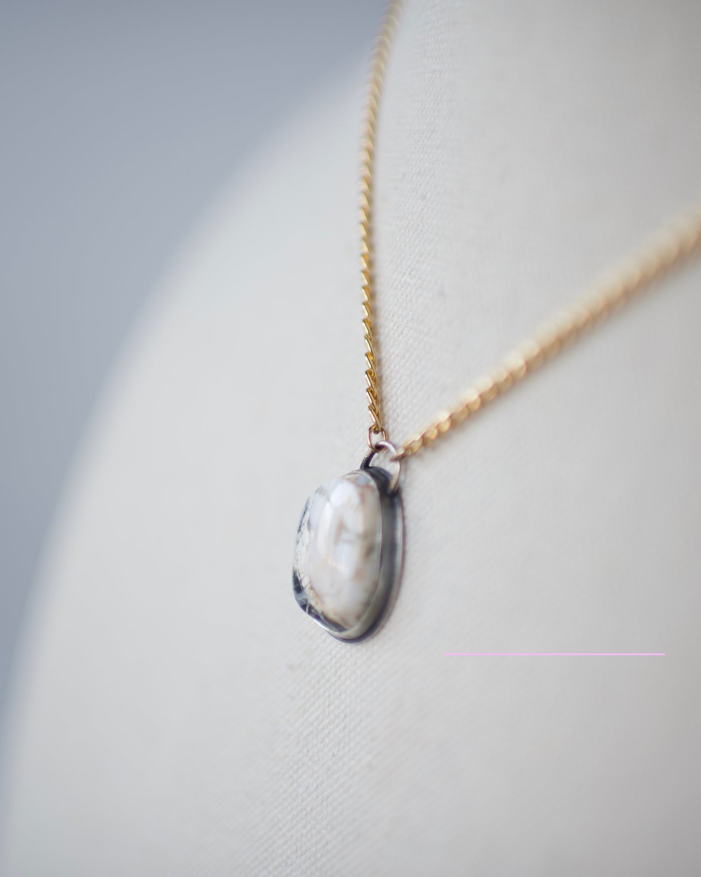 The Goddess GlenBrooke Curb Chain Necklace 2.9mm with Custom Focal Piece, 14k USA Gold Fill & .925 Sterling