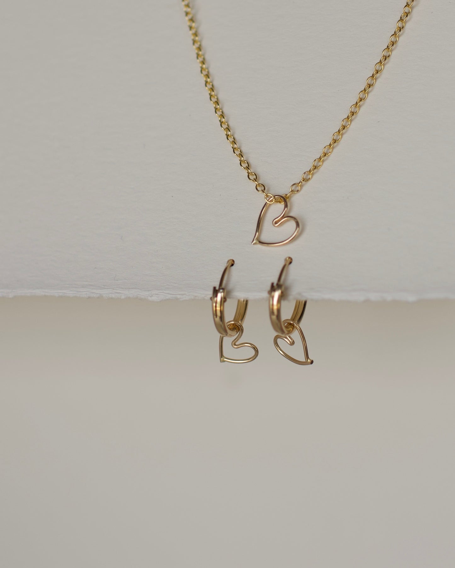 I Found Where My Heart Belongs - Heart Necklace in 14k USA Gold Fill