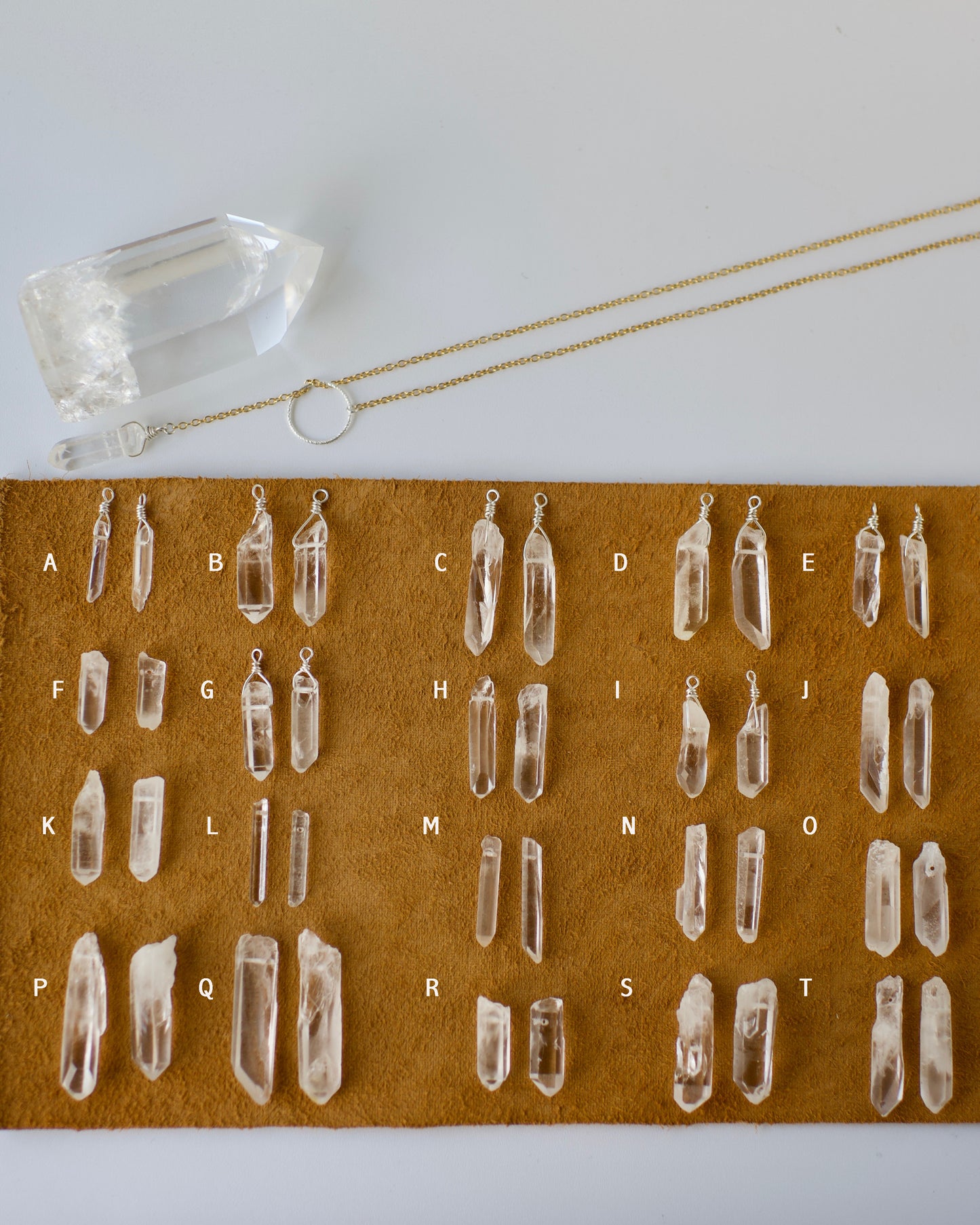 Celestial Quartz Drop Earring