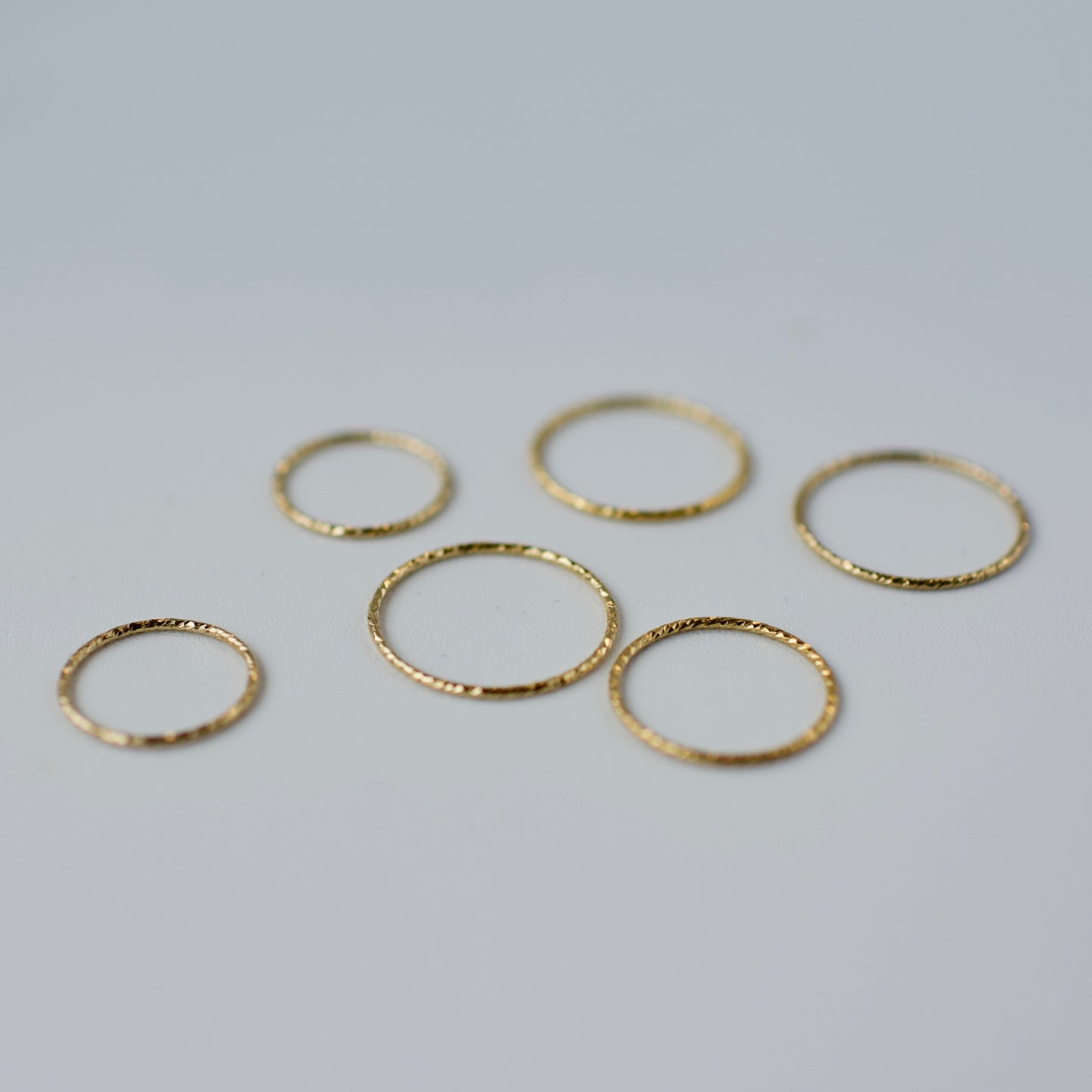14k Gold Fill Sparkle Stacker Ring