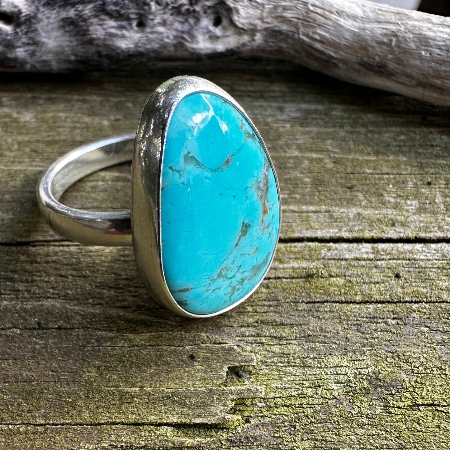 Sky Blue Tyrone Turquoise with Light Color Matrix Size 7.25