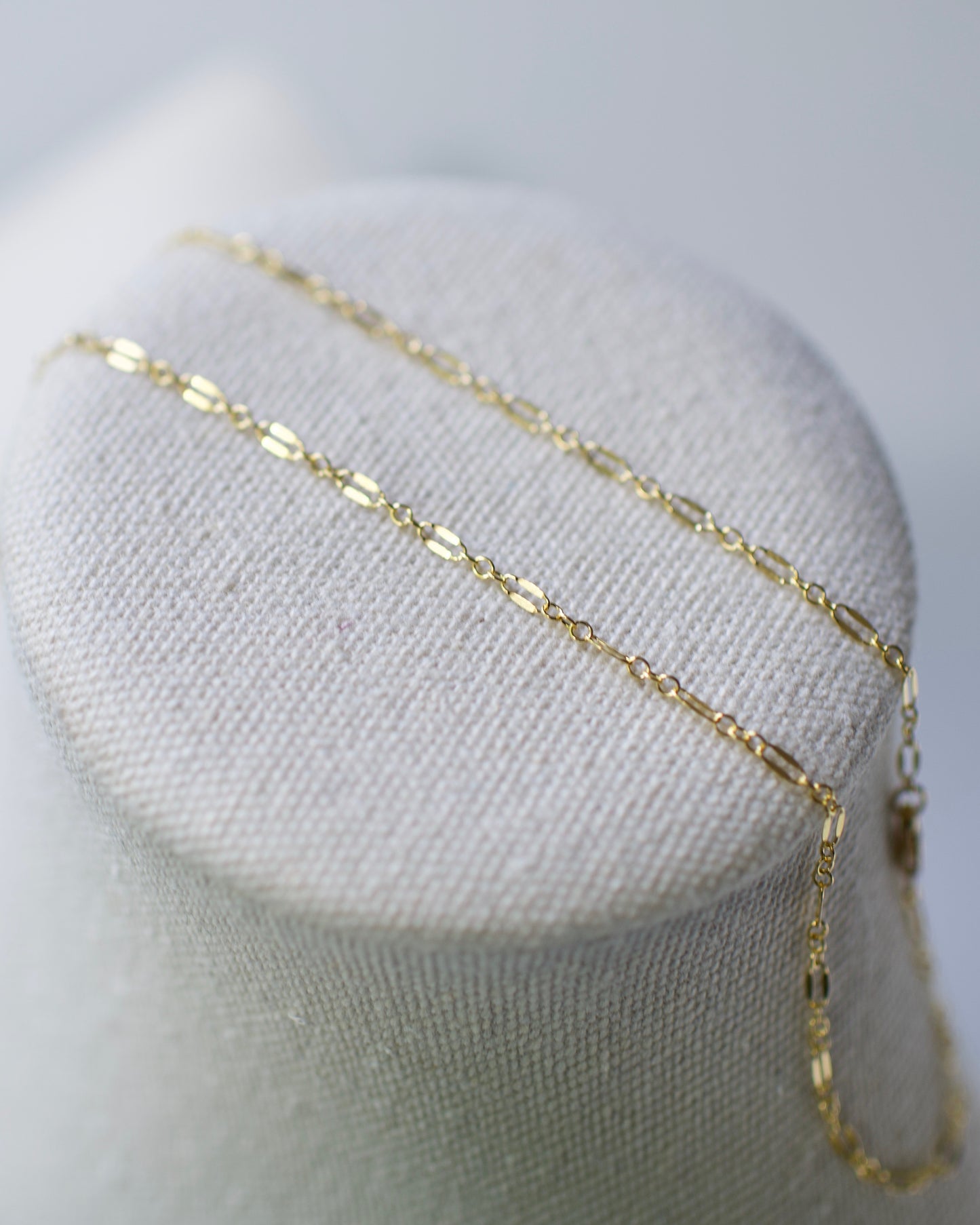 Gold Fill Dainty Long Short Link Chain, Premium 14K USA Standard - 14-20 inches