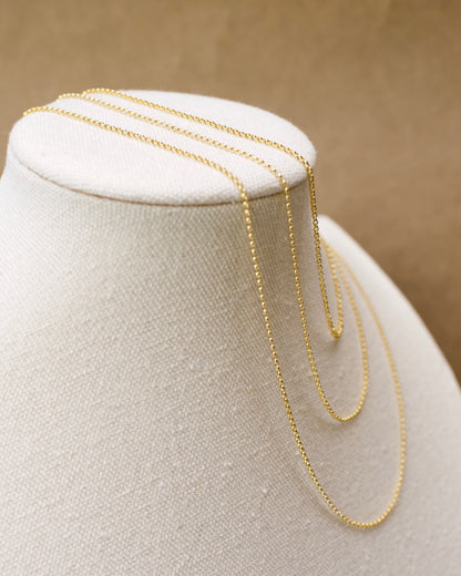 Mini Rolo Chain, Premium USA Standard 14k Yellow & Rose Gold Fill - 13-21 inches