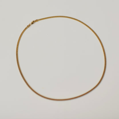 Herringbone Gold Fill Necklace