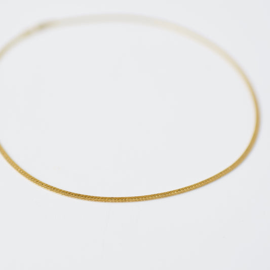 Herringbone Gold Fill Necklace