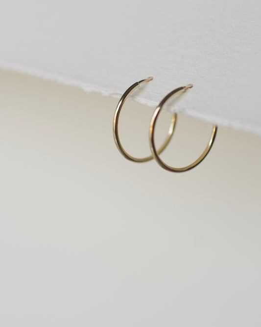 Endless Hoop 14k USA gold fill