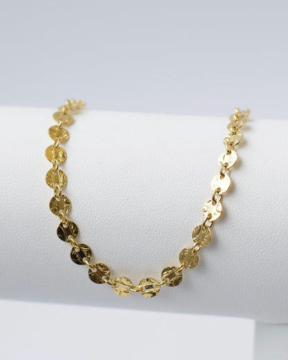 Disc-O Queen Bracelet 14k Gold Fill