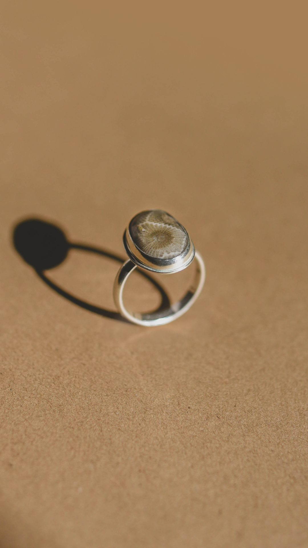Petoskey Stone One-of-a-Kind Great Lakes Ring  - Size 6, 7, 8.5