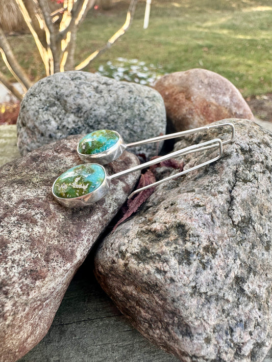 Sonoran Gold Turquoise Wire Threaders