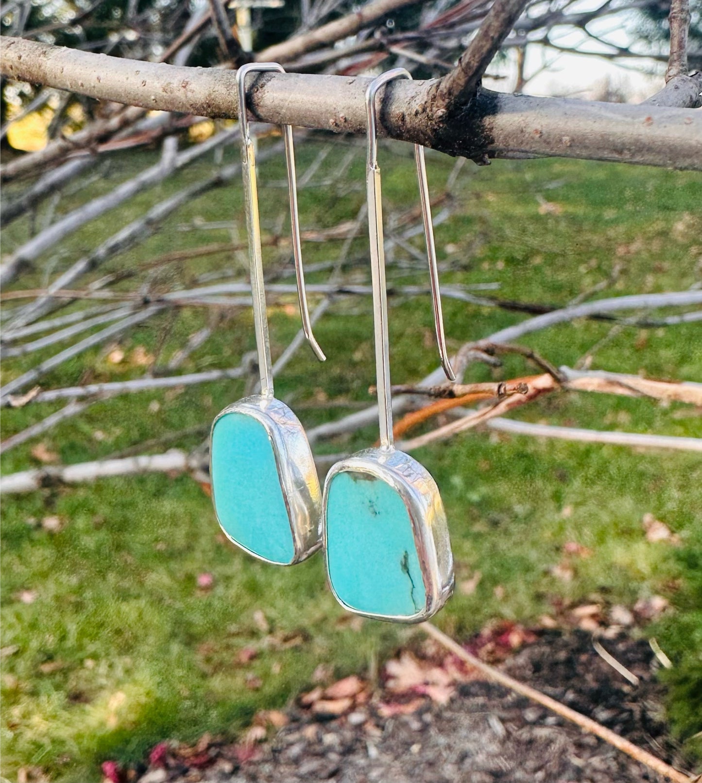 Kingman Turquoise with Wire Threaders